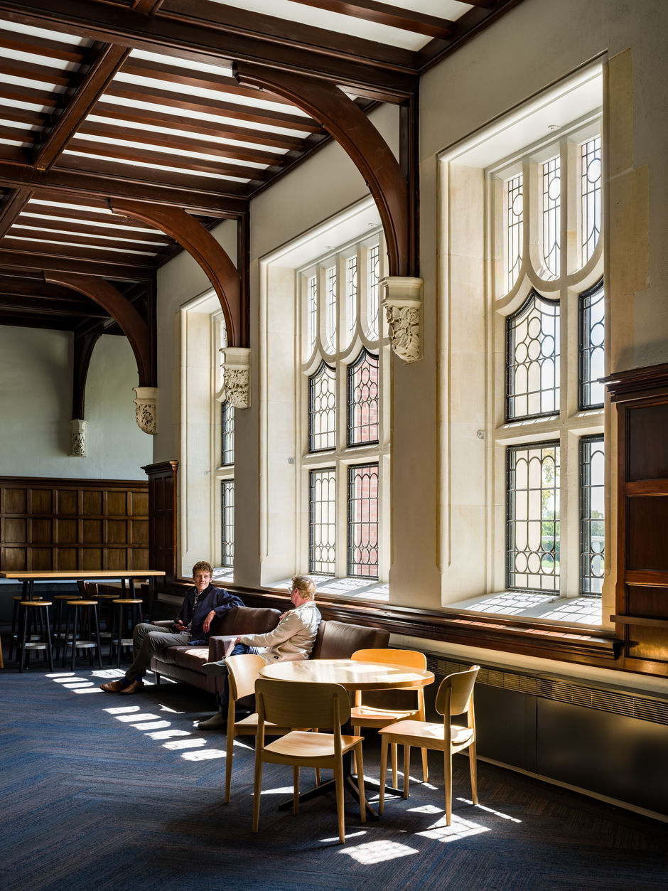 Staff room and gathering space Main Block Christchurch Boys' High School