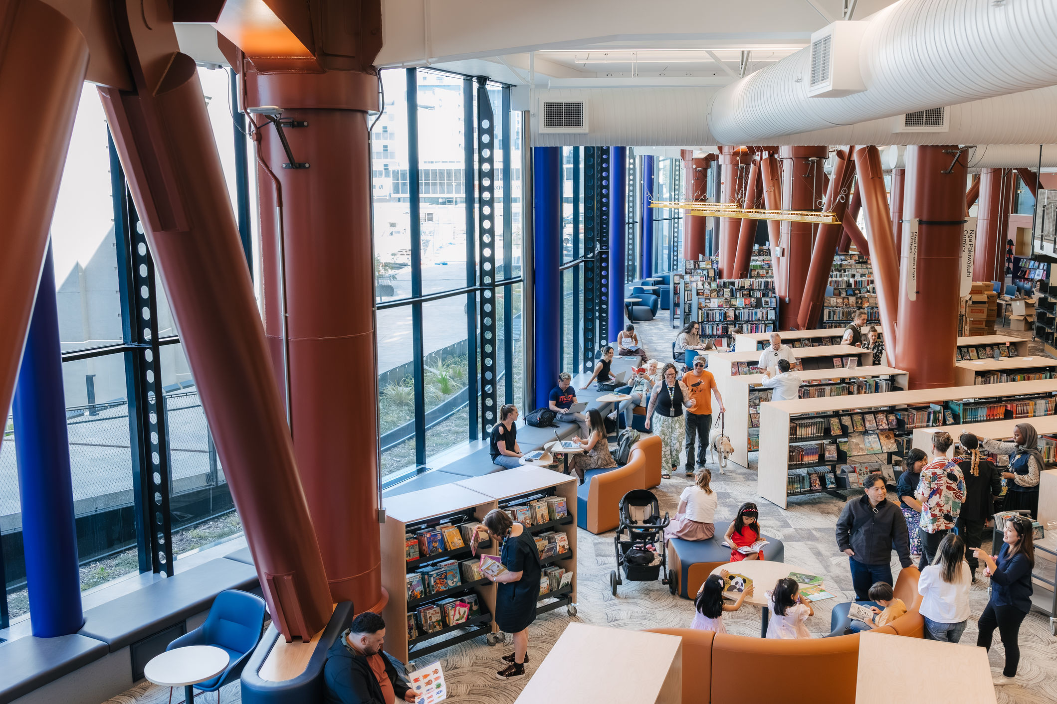 Photo Credit: Wellington City Council Wavy Wall & Children's Library