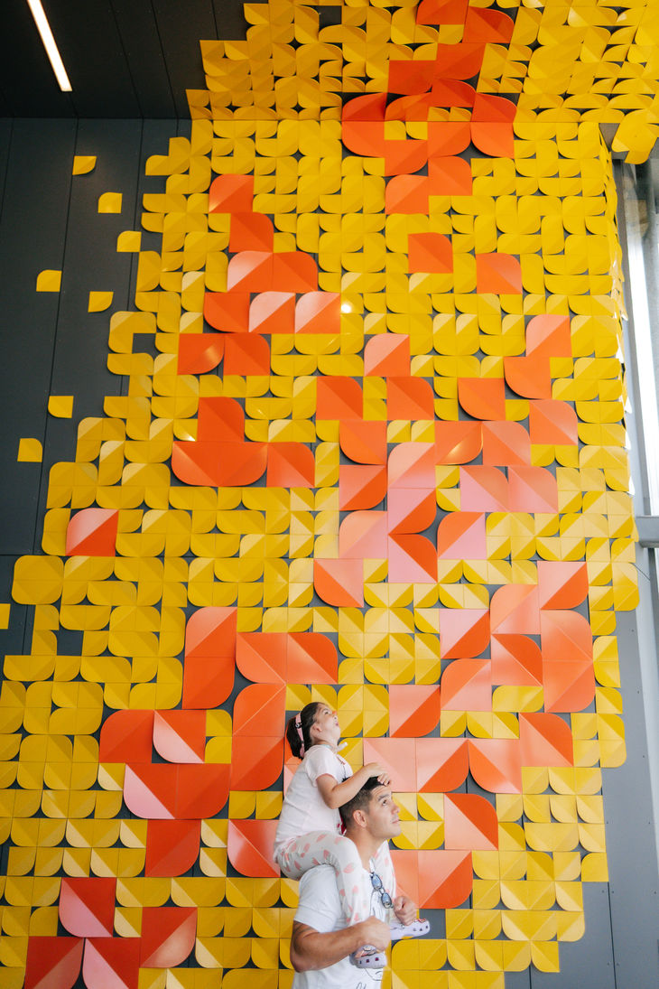 Photo Credit: Wellington City Council Te Ngakau Entry, lichen motif