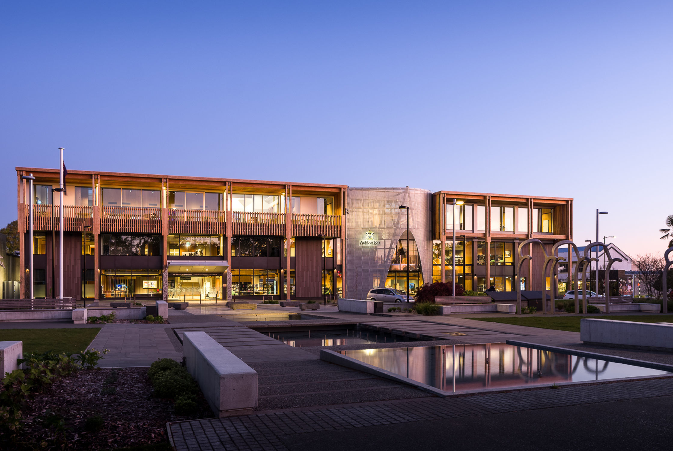 Te Whare Whakatere
Ashburton Library & Civic Centre